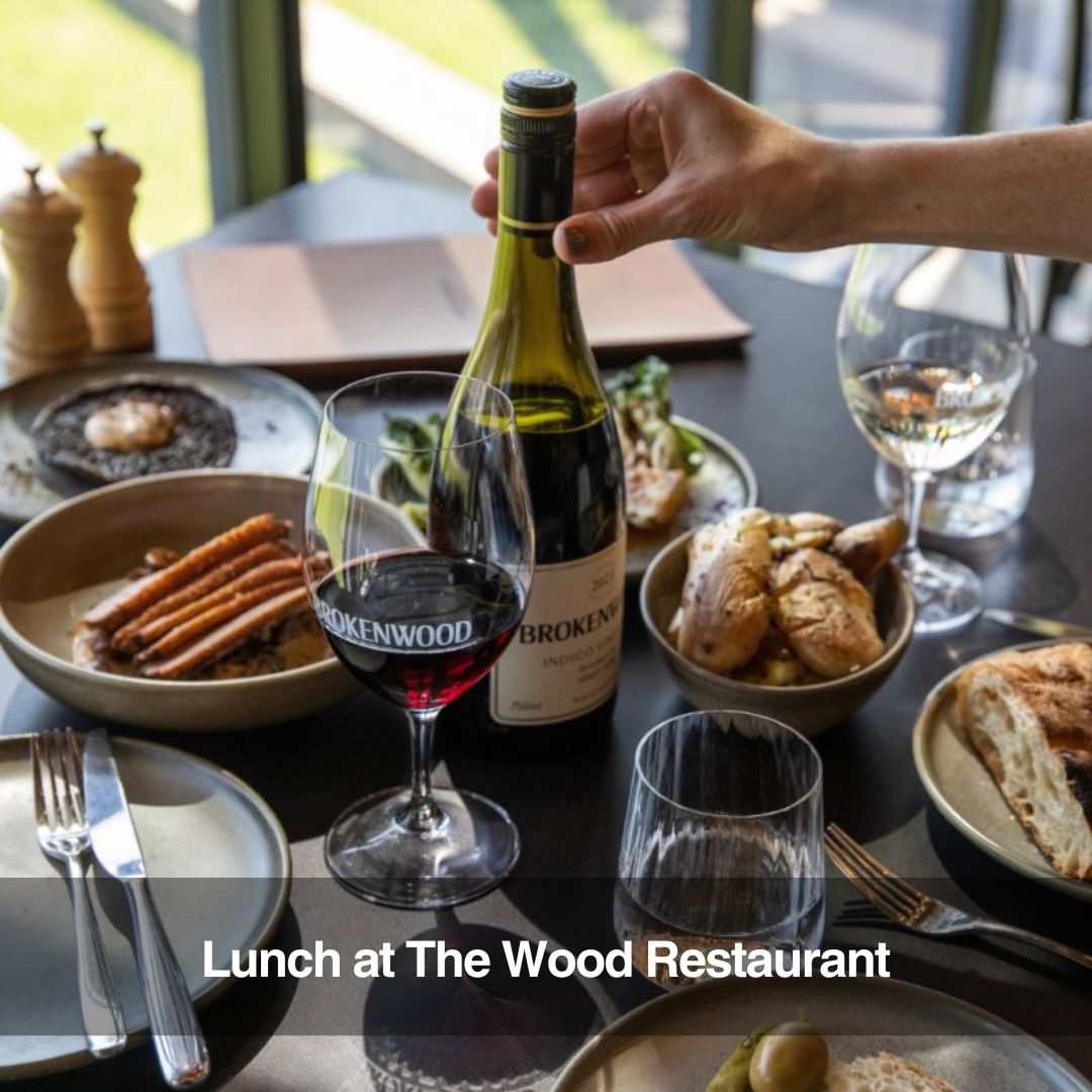 Helicopter wine tour to Brokenwood Wines