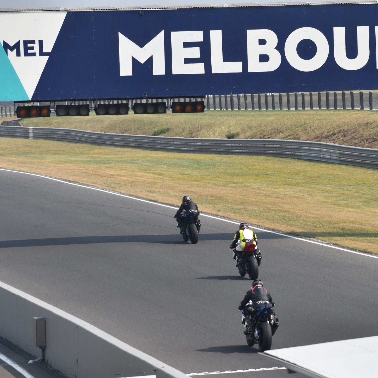 Helicopter Tour Phillip Island Track Ride Day from Melbourne on GP Motorbikes with Rotor One