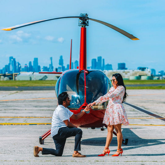 Surprise Proposal Flight over Melbourne