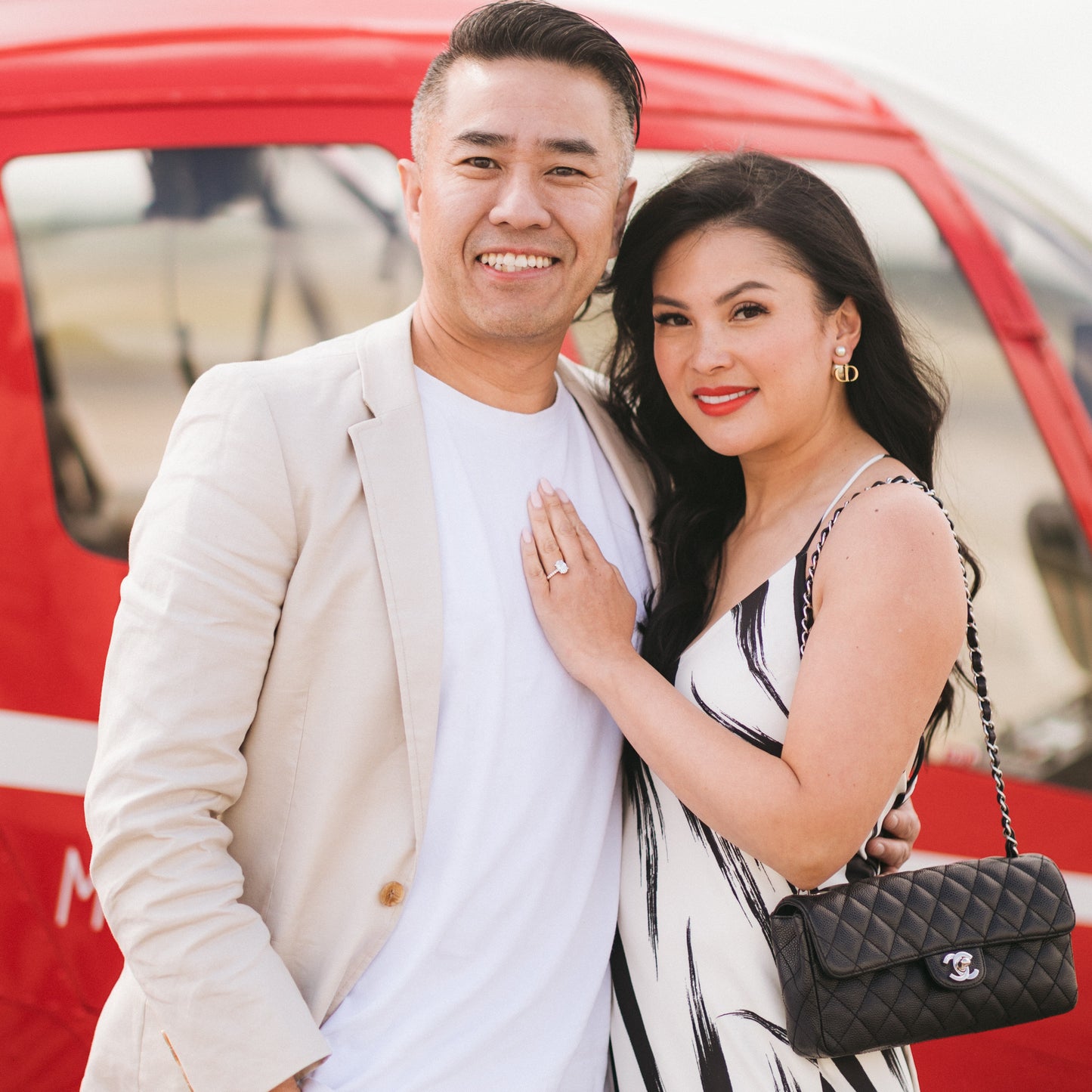 Surprise Proposal Flight over Brisbane