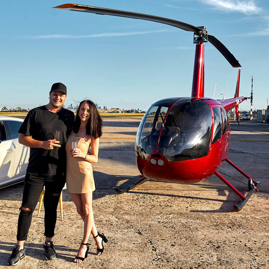 Couples Birthday & Anniversary Experience Helicopter Flight over Melbourne