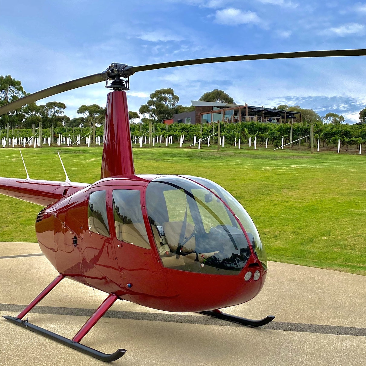 Jack Rabbit Winery Lunch Tour by Helicopter With Rotor One.