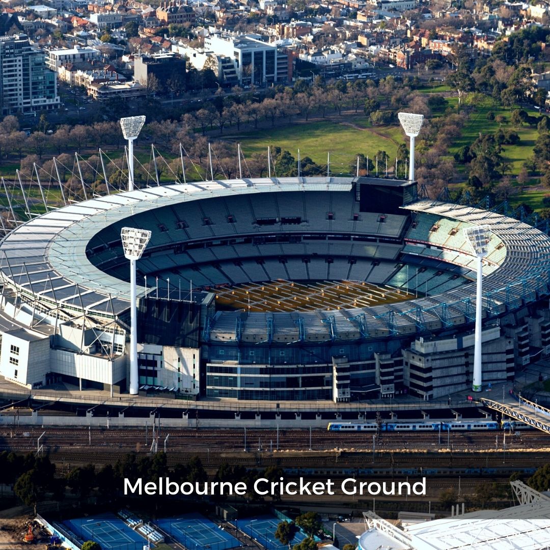 MCG during a helicopter ride around Melbourne by Rotor One.