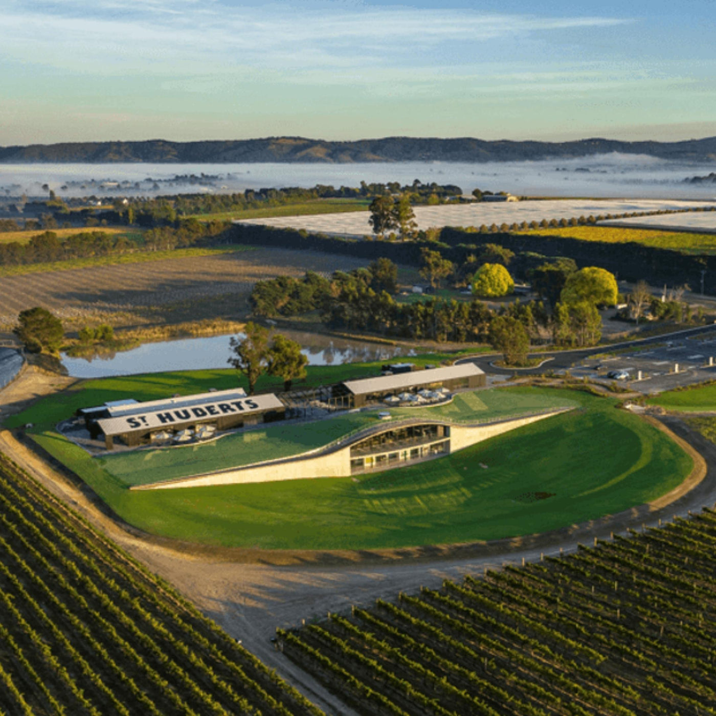 St Hubert's Winery Lunch Tour By Helicopter in the Yarra Valley