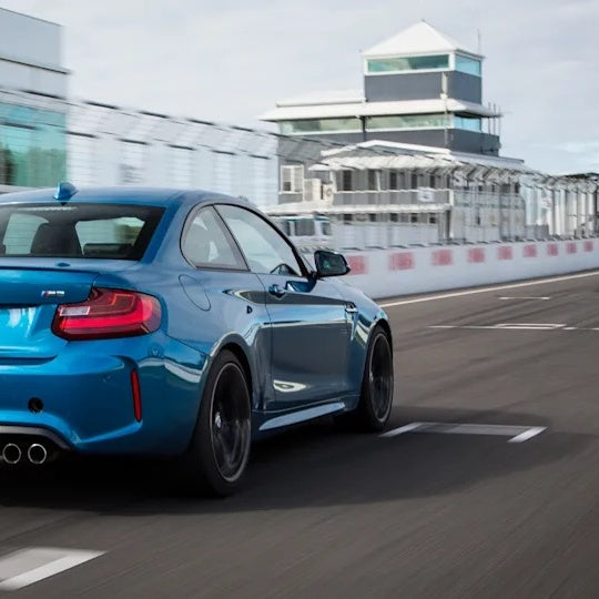 BMW car in the track during a BMW driving experience in Philip Island