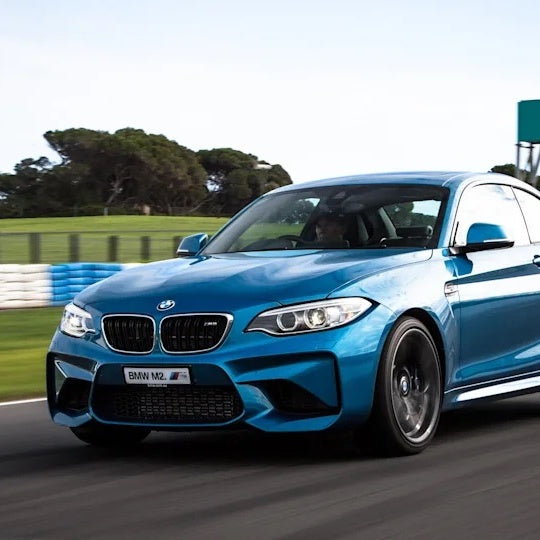 BMW car in the track during a BMW driving experience in Philip Island